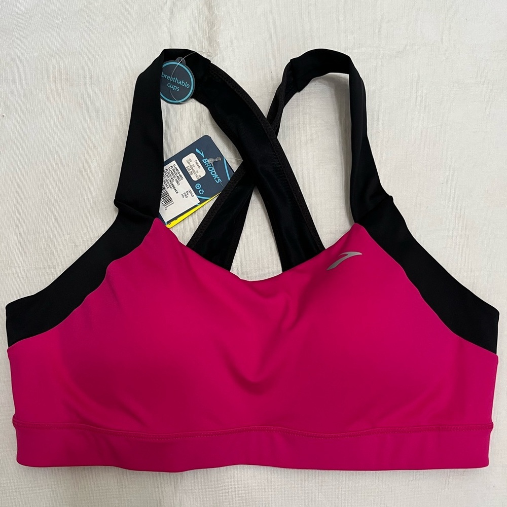 Brooks Pink Sports Bra NWT